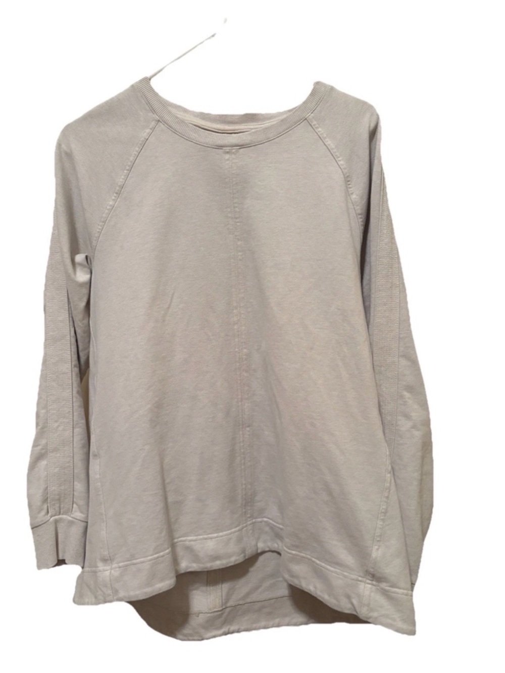 Athleta Light Gray Crewneck Sweatshirt